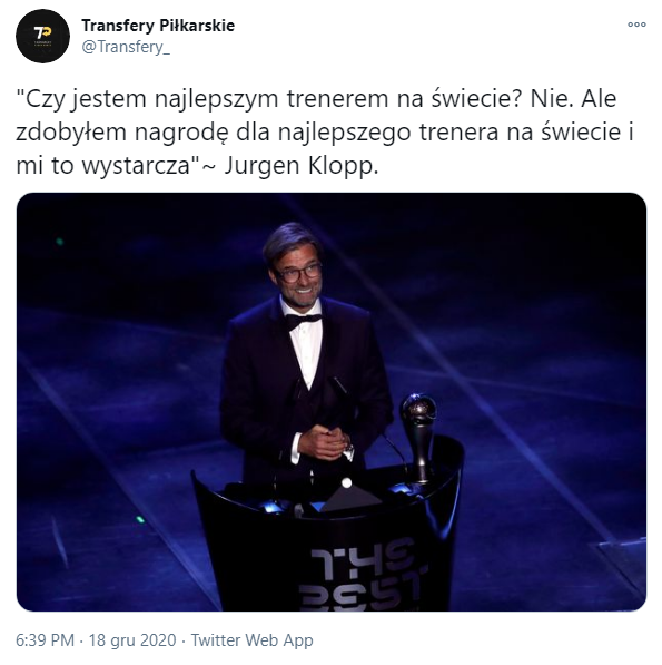 Czy Klopp jest najlepszym trenerem świata? ODPOWIEDZIAŁ SAM ZAINTERESOWANY :D